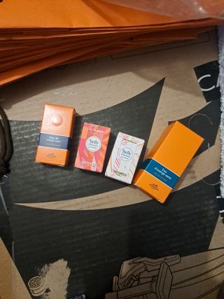 Lote 4 miniaturas Hermès