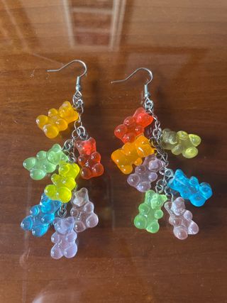 Pendientes Ositos Gominola Multicolor