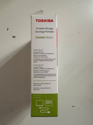 Disco Duro Externo Toshiba Canvio Basics 4TB