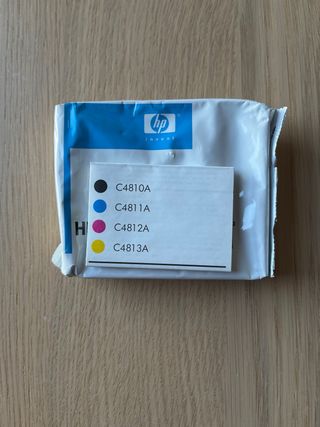 Cartucho HP 11 Negro y HP 82 negro