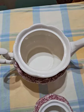 Tetera y azucarero La Cartuja de Sevilla