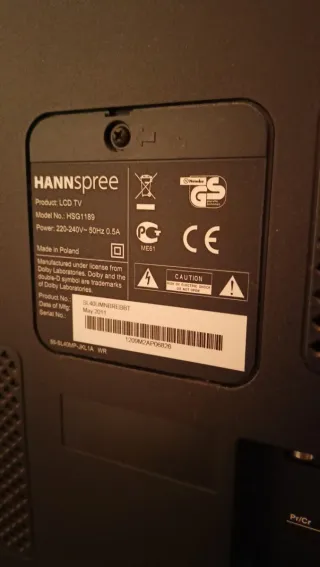 Televisión Hannspree 42 LCD Negra