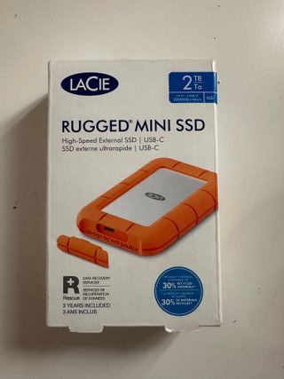 Disco duro LaCie Rugged Mini SSD 2TB USB-C