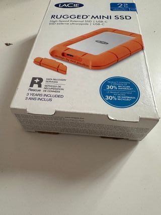 Disco duro LaCie Rugged Mini SSD 2TB USB-C