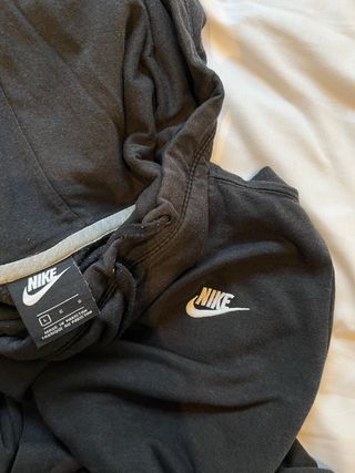 Sudadera Nike Negra Capucha alta/braga Hombre L