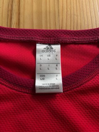 Camiseta Adidas Running Behobia SS Roja