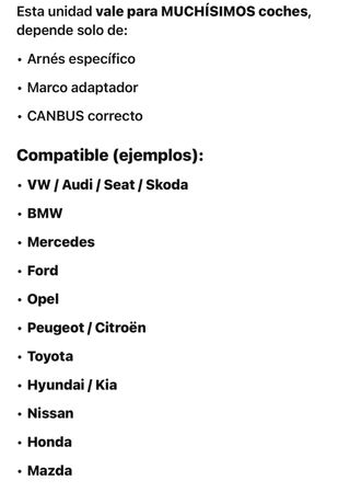 Pantalla Coche Universal