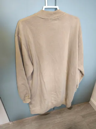 Vestido sudadera Pull&Bear marrón talla S