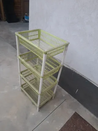 Scaffale portaoggetti 4 ripiani