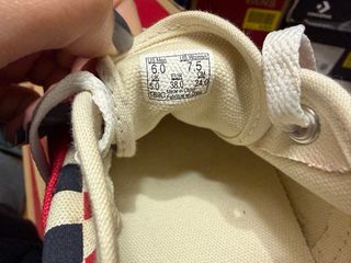 Vans Scarpe Unisex Checkerboard Rosse