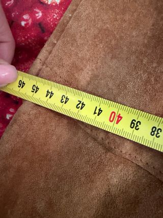 Gonna scamosciata vintage Vera Pelle taglia 46