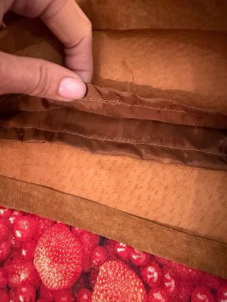 Gonna scamosciata vintage Vera Pelle taglia 46