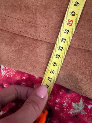 Gonna scamosciata vintage Vera Pelle taglia 46