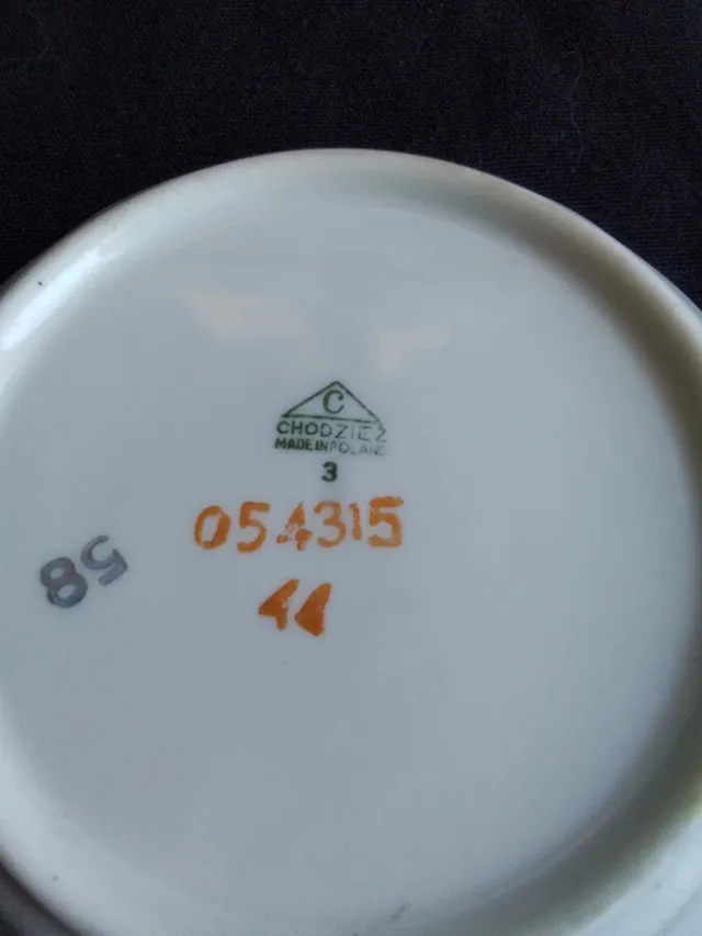 Platos de porcelana antiguos Polonia