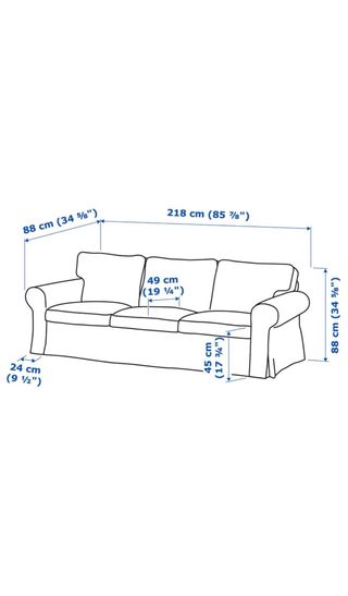 Sofá Ektorp 3 y 2 plazas IKEA