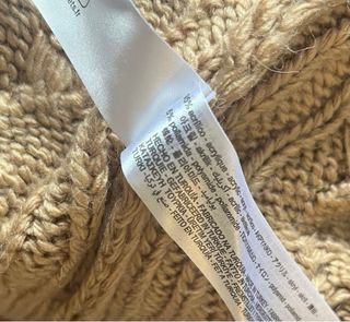 Cárdigan ZARA Punto Dorado Trenzado