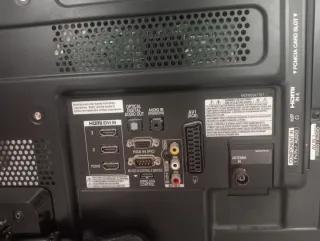 Televisión LG Negra