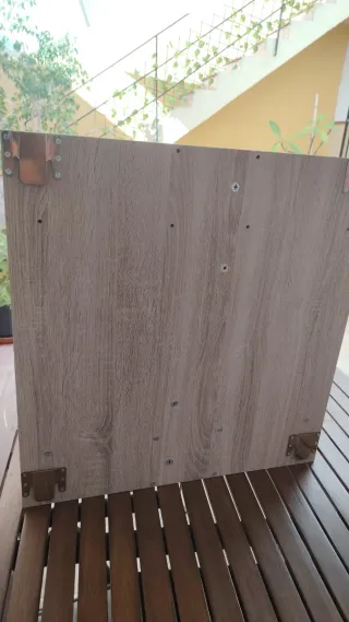 Tocador de pared con luces