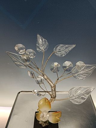 Figura decorativa, Árbol del cairo, 20 cm.