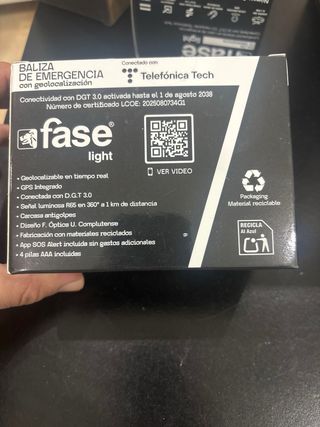 Baliza V16 homologada con gafas