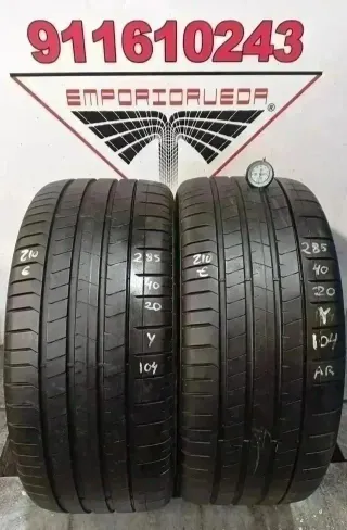 285 40 20 Y PIRELLI RUEDA AL 90% DE VIDA UTIL