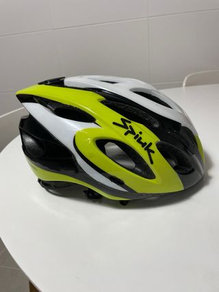 Casco Spiuk Ciclismo Amarillo/Negro/Blanco