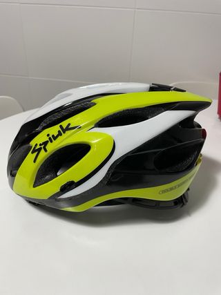 Casco Spiuk Ciclismo Amarillo/Negro/Blanco