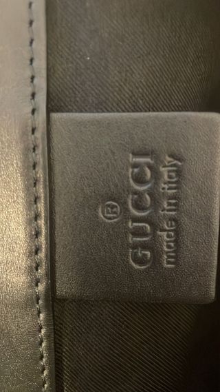 Mochila Gucci Negra y Gris