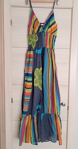 2 elegantes vestidos largos de verano. T. 42 - 44.