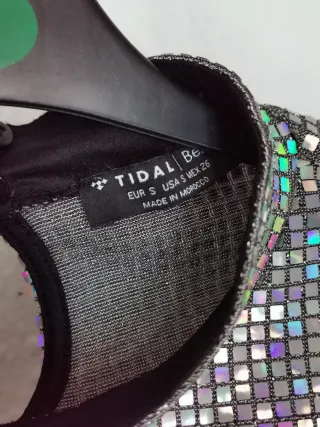 Top brillante lentejuelas