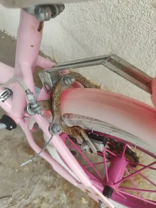 Regalo Bicicleta niña rosa 12 pulgadas