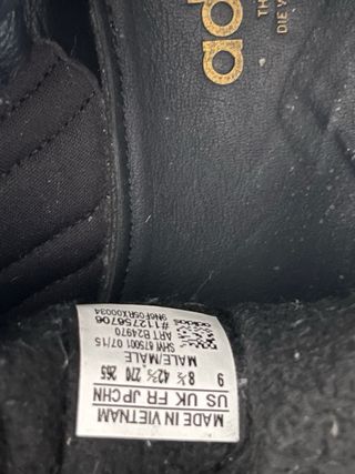 Zapatillas Adidas Hamburg Marrones y Negras