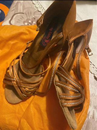 Scarpe da ballo Happy Dancing marroni/oro