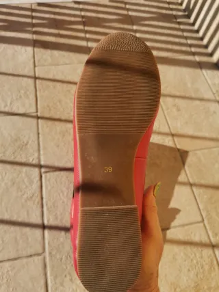 Mocassini Alesya donna n.39 vera pelle rossi