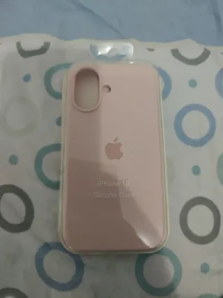 Funda iPhone 16 Rosa Silicona