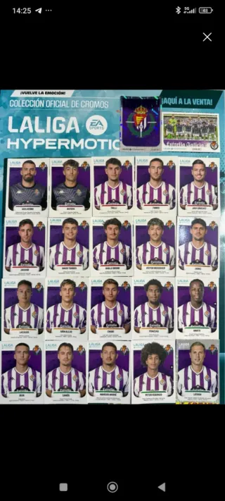 Cromos Liga Hipermotion 25/26