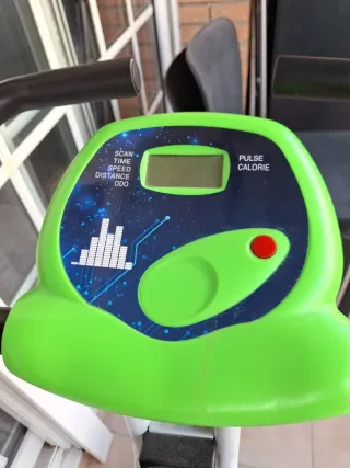 Bicicleta Estática Verde y Gris Marva HomCom