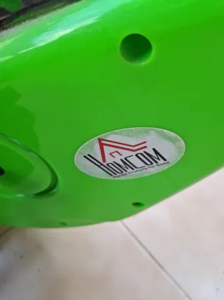 Bicicleta Estática Verde y Gris Marva HomCom