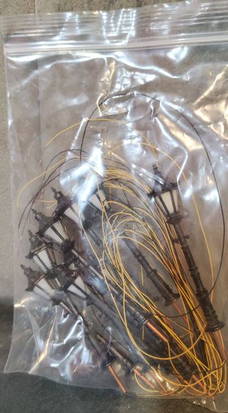 Farolas modelismo Escala 1:87 H0, nuevas sin usar