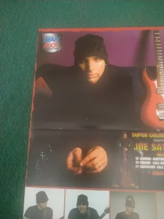 Póster JOE SATRIANI (Super Colossal Tour)