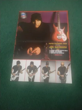 Póster JOE SATRIANI (Super Colossal Tour)