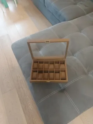 Scatola porta orologi 12 posti