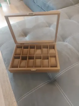 Scatola porta orologi 12 posti