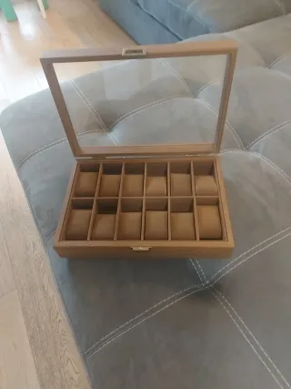 Scatola porta orologi 12 posti