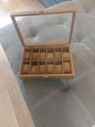 Scatola porta orologi 12 posti