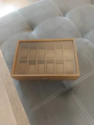 Scatola porta orologi 12 posti