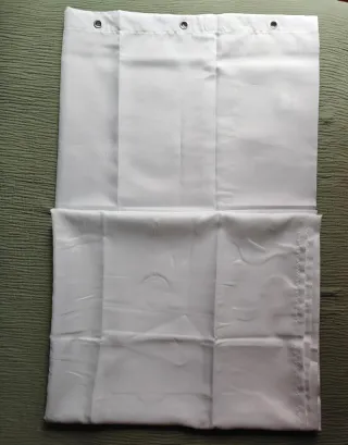 Cortina de ducha blanca 1.80x1.80