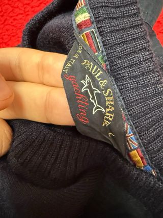 Jersey Paul & Shark Azul Vintage