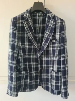 Paul Martin's Giacca a Quadri Blu