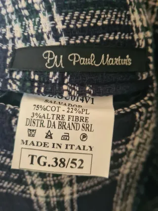 Paul Martin's Giacca a Quadri Blu
